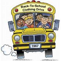 back to school clothing drive logo image