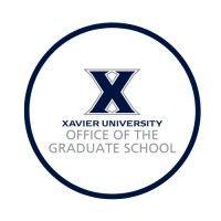 xavier university office of the graduate school logo image