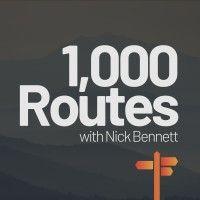 1,000 routes logo image