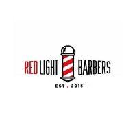 red light barbers logo image