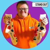 stand out socks ✌️🧡🧦 logo image