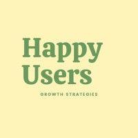 happy users: growth strategies logo image