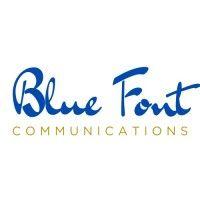 blue font communications