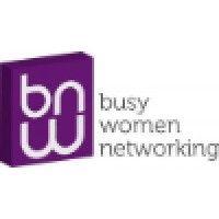 busy women networking logo image