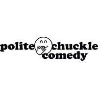 polite chuckle comedy logo image