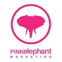 pink elephant marketing logo image