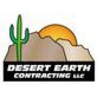 desert earth contracting logo image