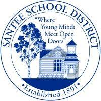 santee school district logo image