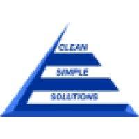 clean simple solutions logo image