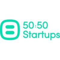 50:50 startups logo image