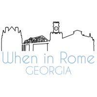 when in rome, georgia logo image