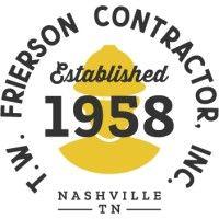 t.w. frierson contractor, inc. logo image