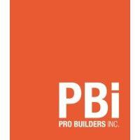 pro builders inc. - pbi logo image