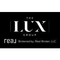 the lux group, brokered by; real broker, llc logo image