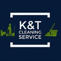 k & t cleaning service logo image