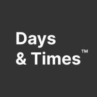 days & times logo image