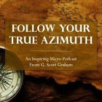 follow your true azimuth micro podcast logo image