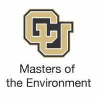 cu boulder masters of the environment (menv) graduate program logo image