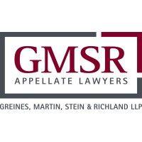 greines, martin, stein & richland llp (gmsr appellate lawyers) logo image