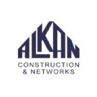 alkan construction & communication networks logo image