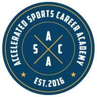 accelerated sports career academy logo image