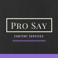 pro say content services