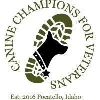 canine champions for veterans, inc. logo image