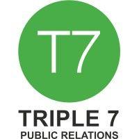 triple 7 public relations logo image