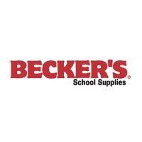 becker's school supplies logo image