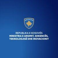 ministry of education science technology and innovation, republic of kosovo logo image