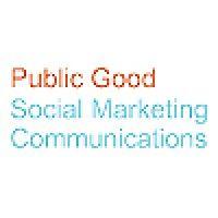 public good social marketing communications logo image