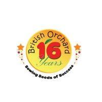 british orchard nursery logo image