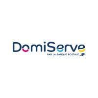 domiserve - filiale de la banque postale - la poste groupe logo image