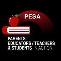 parents, educators/teachers, and students in action (pesa) logo image