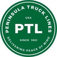 peninsula truck lines, inc. logo image