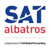 sat albatros sea-air transport logo image