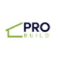 pro build roofing logo image