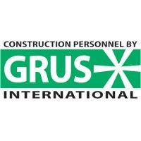 grus construction personnel logo image