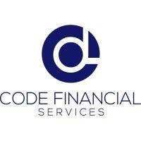 code financial services logo image