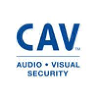 cav audio visual security logo image