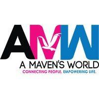 a maven's world lifestyle brand logo image