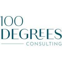 100 degrees consulting logo image