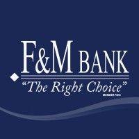 f&m bank logo image