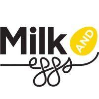 milk and eggs logo image