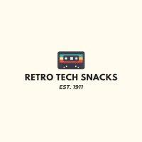 retro tech snacks logo image