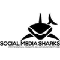 social media sharks logo image