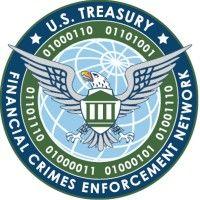 financial crimes enforcement network, us treasury logo image