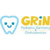 grin pediatric dentistry & orthodontics logo image