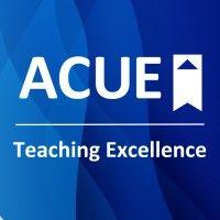 association of college and university educators (acue) logo image