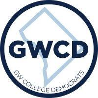 gw college democrats logo image